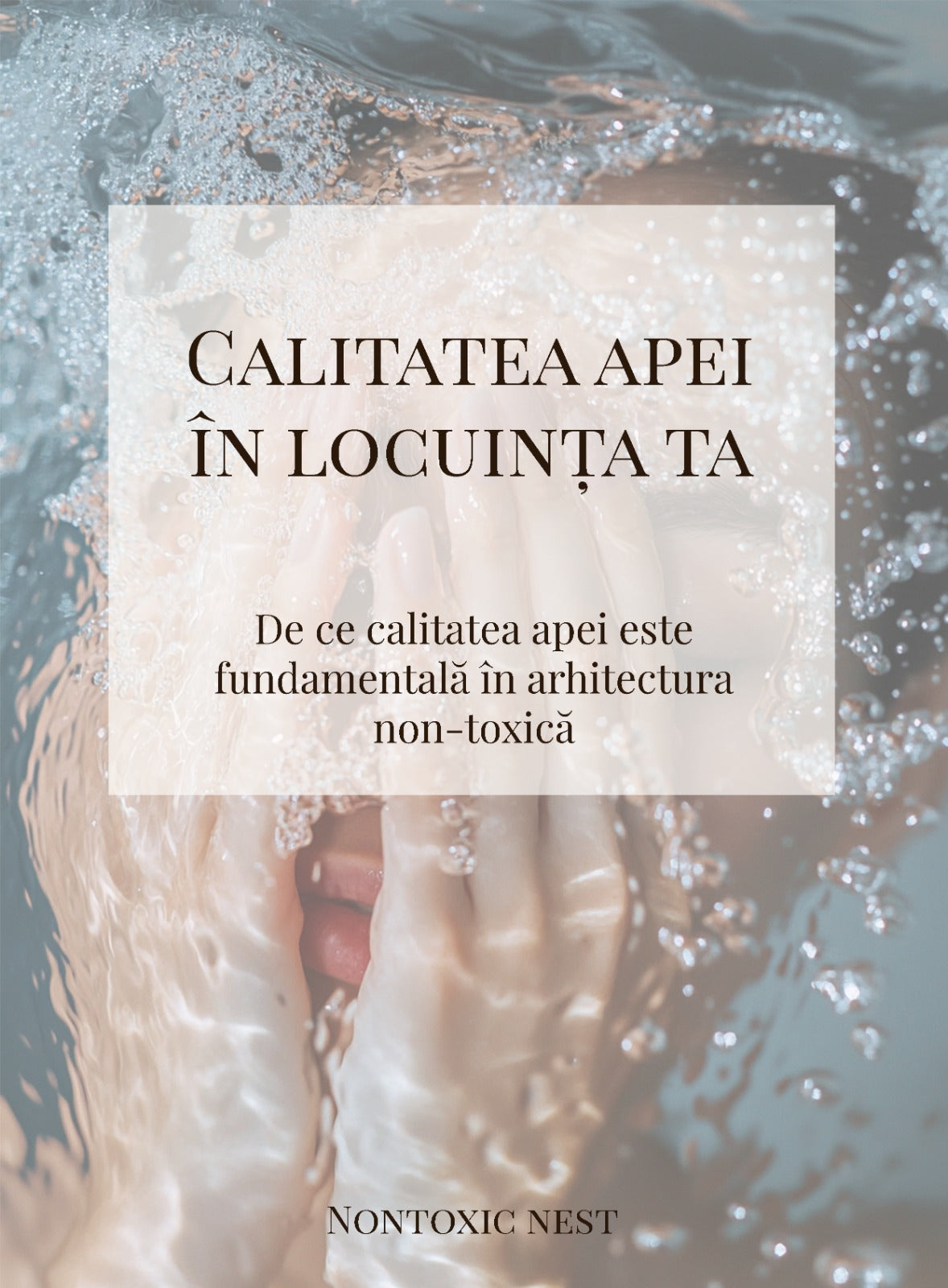 Calitatea apei în locuinţa ta